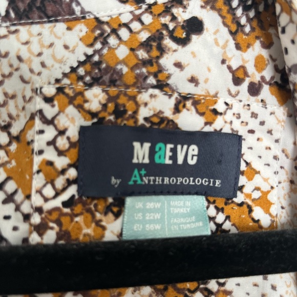 ✨ Anthropologie Snake Print Maxi Dress - Picture 5 of 11